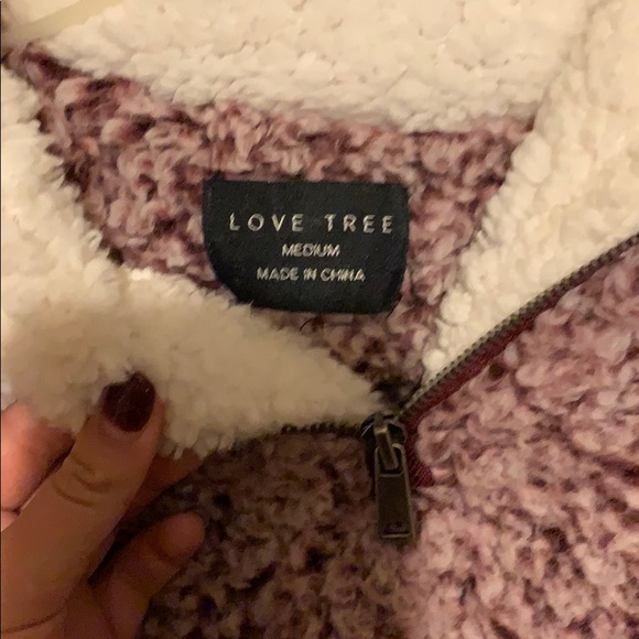 Love Tree | Jackets & Coats | Purple Sherpa | Poshmark